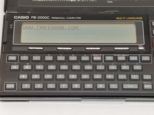 Casio calculator PB-2000C with Manuals # 792 - Image 4