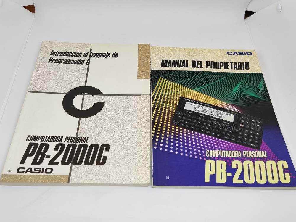 Manuals in Spanish Casio calculator PB-2000C # 796