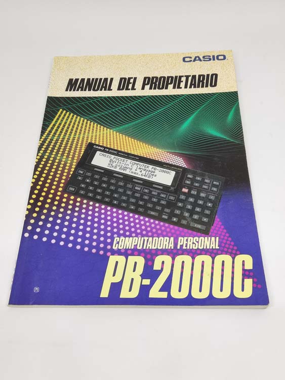 Manuals in Spanish Casio calculator PB-2000C # 796 - Image 3