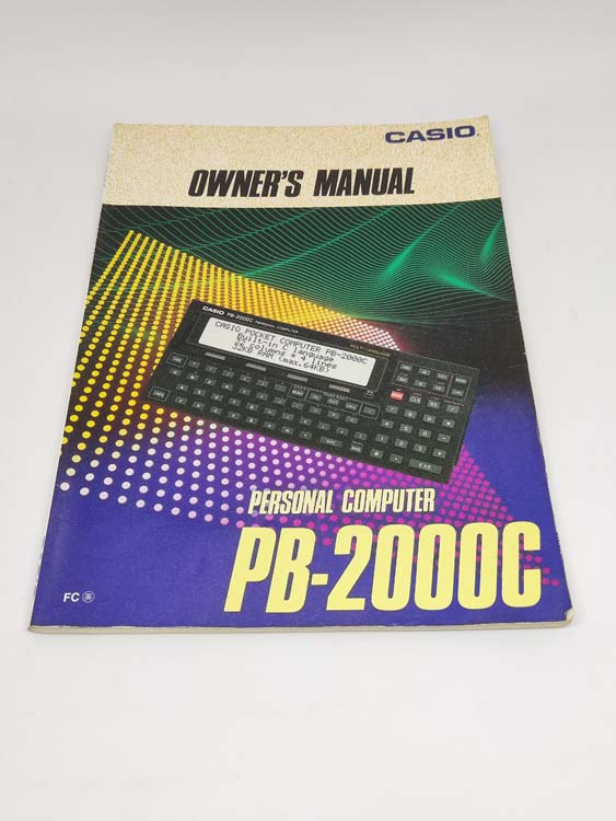 Casio calculator PB-2000C with Manuals # 797 - Image 12