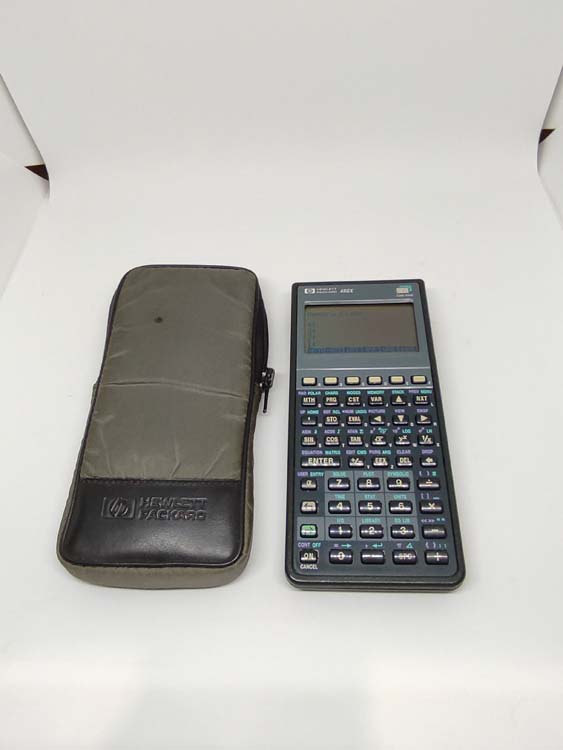 Calculadora HP 48GX con funda # 802
