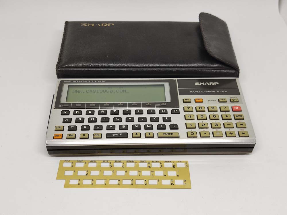 Sharp calculator PC-1600 # 805
