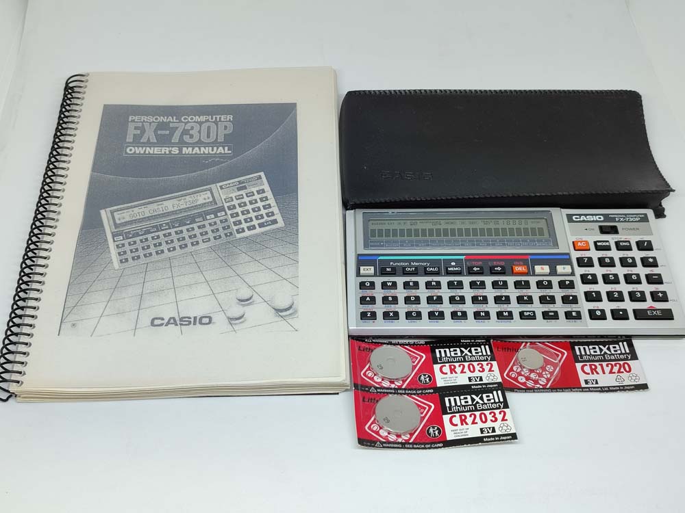 Calculadora Casio FX-730P con funda # 916