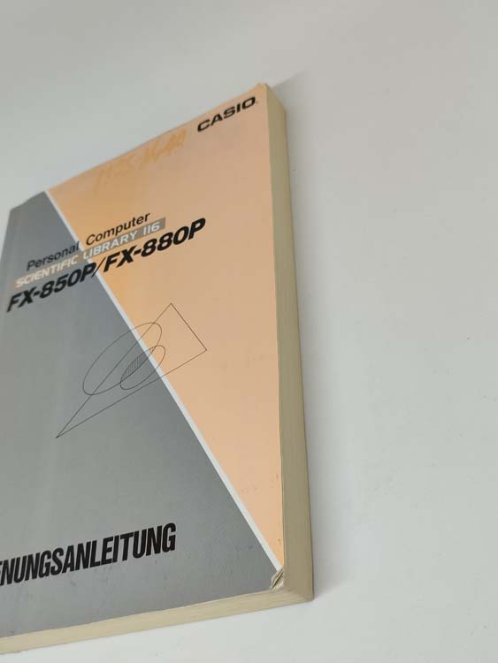 Manual Casio FX-880p / FX-850p en alemán # 939 - Imagen 3