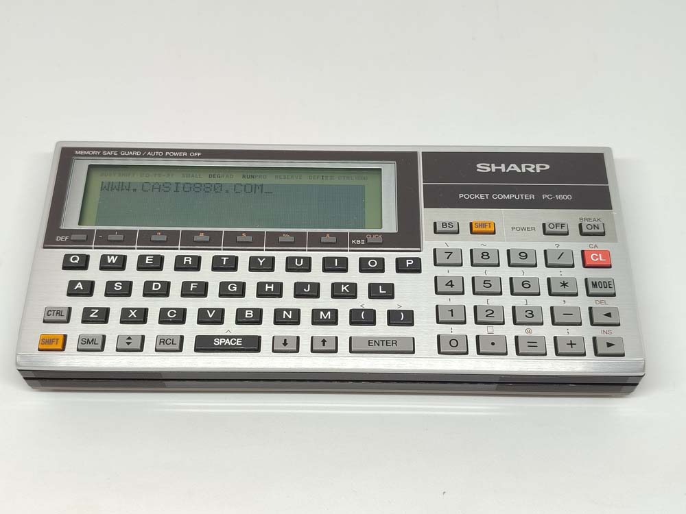 Sharp calculator PC-1600 # 967