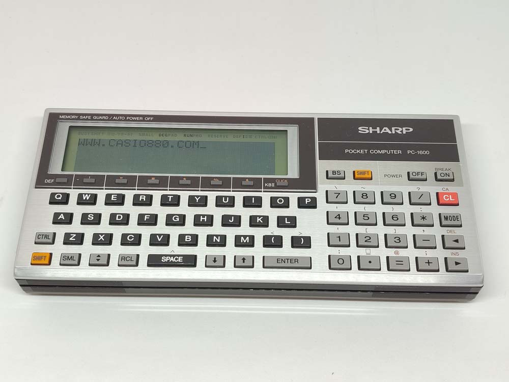 Sharp calculator PC-1600 # 967 - Image 2